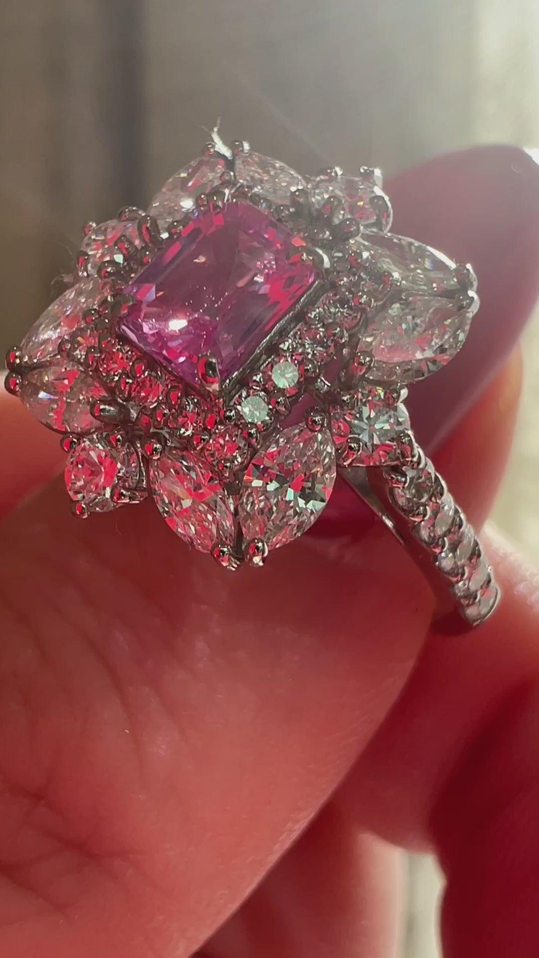 アラベスク ピンクサファイア｜A Jewelry Box 公式通販サイト
