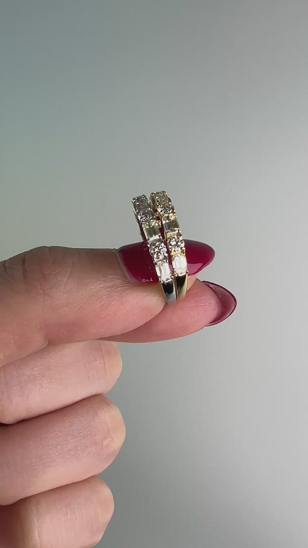 [ノンシャラン］リング ダイヤ 0.8ct RO BG PT K18YG｜A Jewelry Box 公式通販サイト