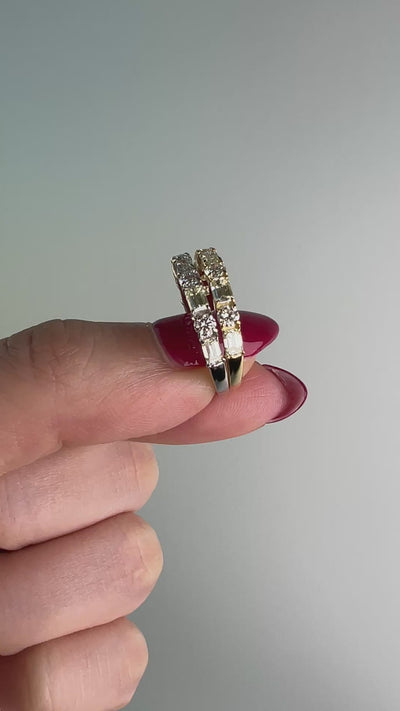 [ノンシャラン］リング ダイヤ 0.8ct RO BG PT K18YG｜A Jewelry Box 公式通販サイト