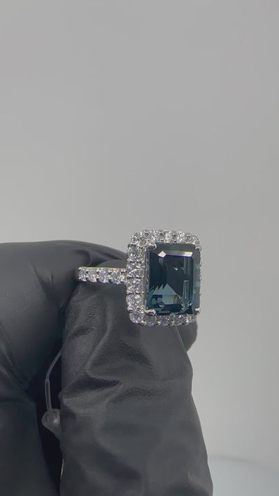 【オデットの羽飾り】リング ロンドンブルートパーズ 中石5ct前後 SQ｜A Jewelry Box 公式通販サイト