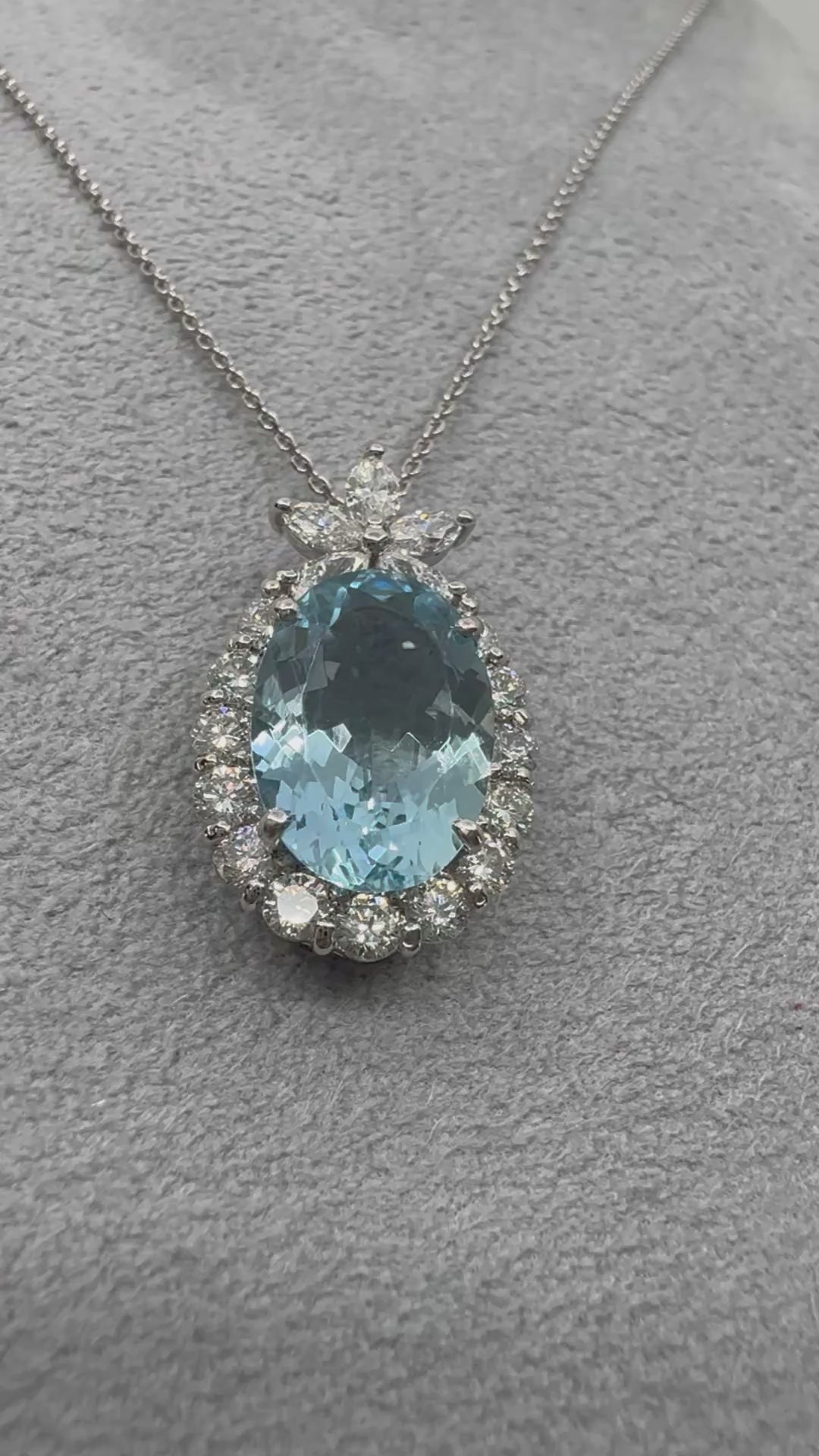 ［パイナップル物語］ネックレス アクアマリン 2.4ct OV｜A Jewelry Box 公式通販サイト