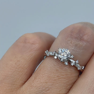 【プリコ】リング ダイヤ中石0.5ct RO〜SI G CGL｜A Jewelry Box 公式通販サイト