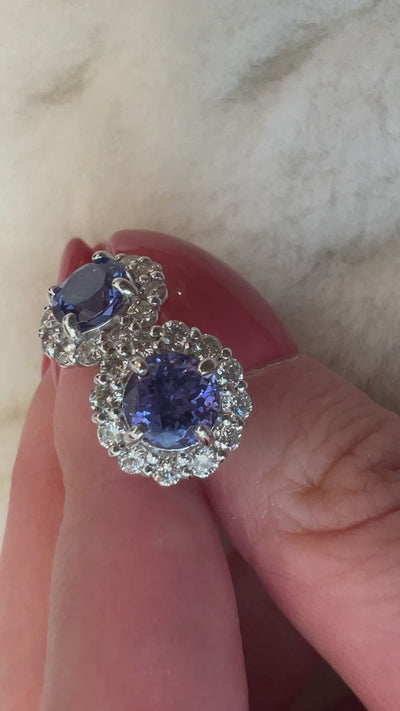 OV タンザナイト ピアス2｜A Jewelry Box 公式通販サイト