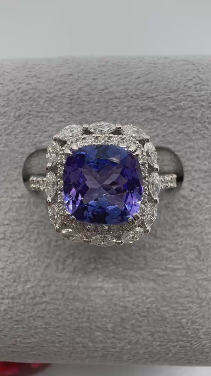 マドンナリリー］リング ライトアメジスト/グリーンアメジスト | A