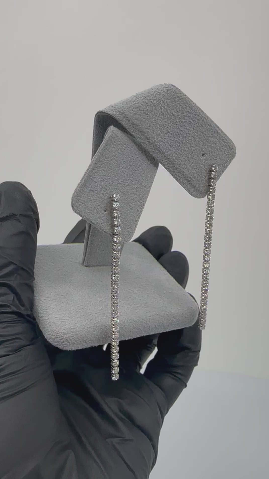 ［一点物/エタンスレ]ピアス ダイヤ ロング 1ct前後×2｜A Jewelry Box 公式通販サイト