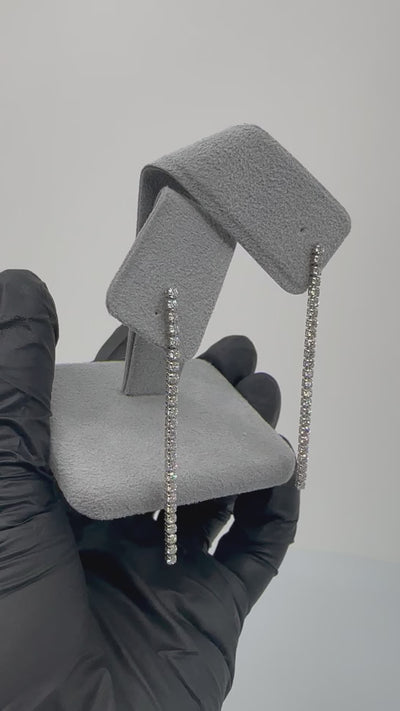 ［一点物/エタンスレ]ピアス ダイヤ ロング 1ct前後×2｜A Jewelry Box 公式通販サイト