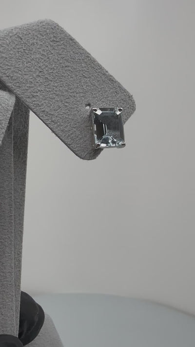 【フロリナ】ピアス アクアマリン2ct前後×2 SQ｜A Jewelry Box 公式通販サイト