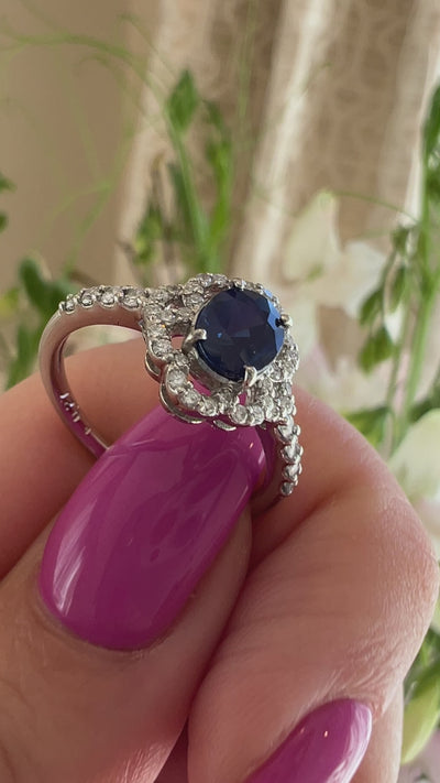 OV ロイヤルブルーサファイヤ リング　AIGS｜A Jewelry Box 公式通販サイト