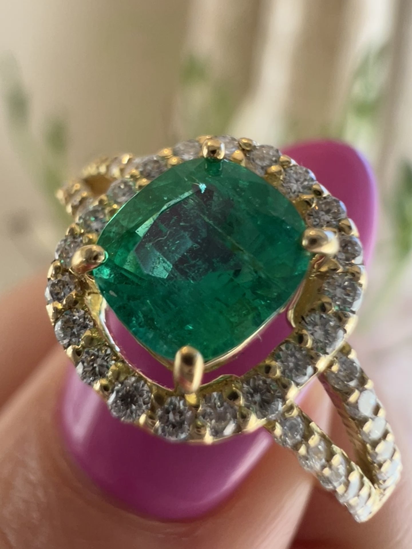 綺麗なSQ エメラルド リング｜A Jewelry Box 公式通販サイト