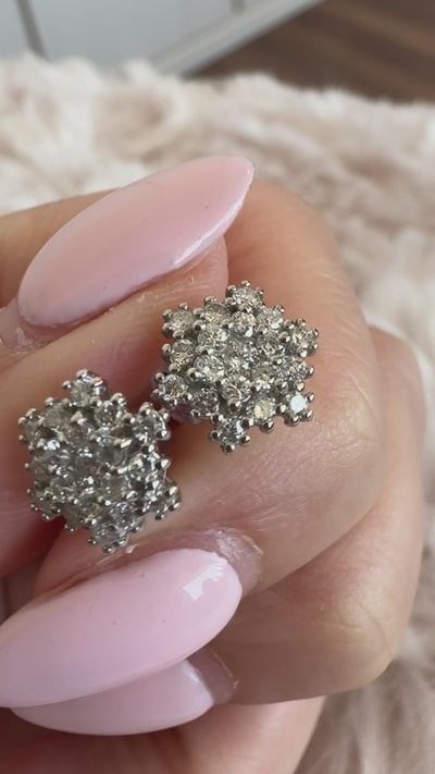 雪の結晶ピアス D 0.3ct 前後×2｜A Jewelry Box 公式通販サイト